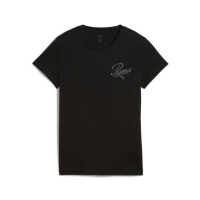 Koszulka damska Puma ESS SCRIPT TEE 68498201 Czarna - Rozmiar S