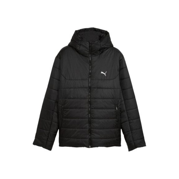 Kurtka męska Puma ESS HOODED PADDED JACKET 68521101 Czarna - Rozmiar M