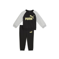 Dres dziecięcy Puma MINICATS ESS RAGLAN CREW SET FL 68628151 Czarny - Rozmiar 92