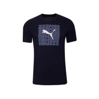 Koszulka męska Puma GRAPHIC BOX TEE 68803116 Czarna - Rozmiar XL