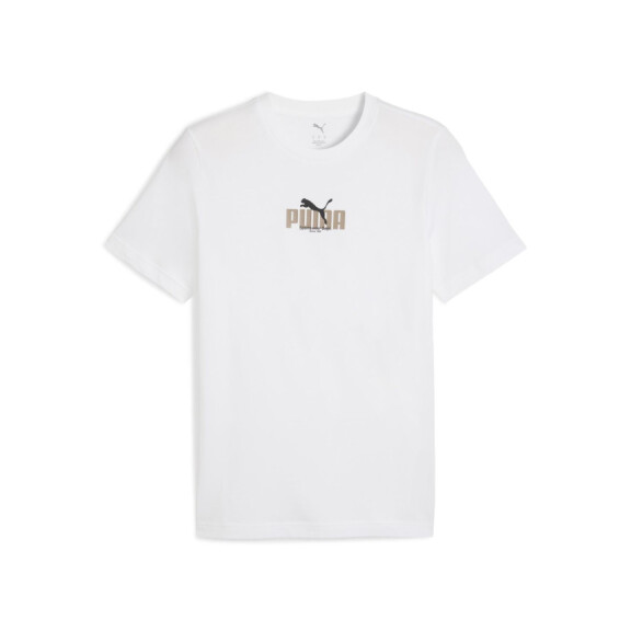 Koszulka męska Puma GRAPHIC PUMA WORDING TEE 68803202 Biała - Rozmiar 2XL
