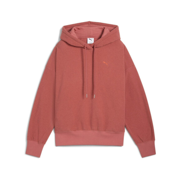 Bluza damska Puma HER OVERSIZED HOODIE 68886860 Czerwona - Rozmiar L