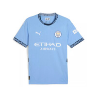 Koszulka męska Puma MCFC HOME JERSEY 77507501 Niebieska - Rozmiar M
