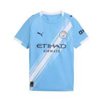 Koszulka dziecięca Puma MCFC HOME JERSEY JR TEAM 78034101 Niebieska - Rozmiar 140