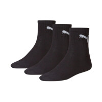 Skarpetki męskie Puma SHORT CREW 3P UNISEX 90611002 Czarne - Rozmiar 39/42