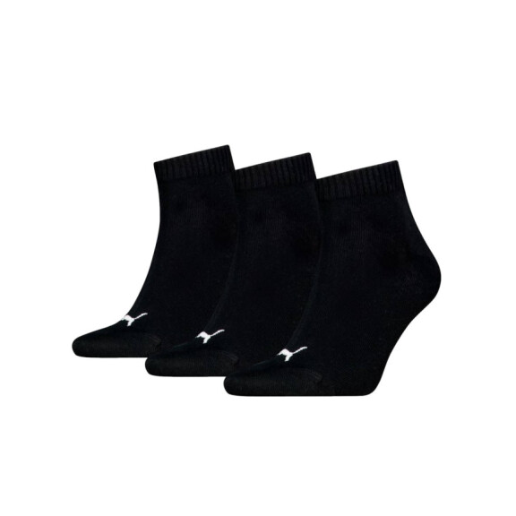 Skarpetki męskie Puma UNISEX QUARTER PLAIN 3P 93858906 Czarne - Rozmiar 4346