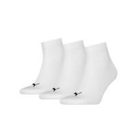 Skarpetki męskie Puma UNISEX QUARTER PLAIN 3P 93858909 Białe - Rozmiar 3538