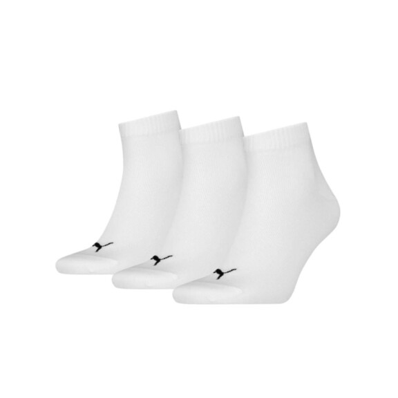 Skarpetki męskie Puma UNISEX QUARTER PLAIN 3P 93858909 Białe - Rozmiar 4346