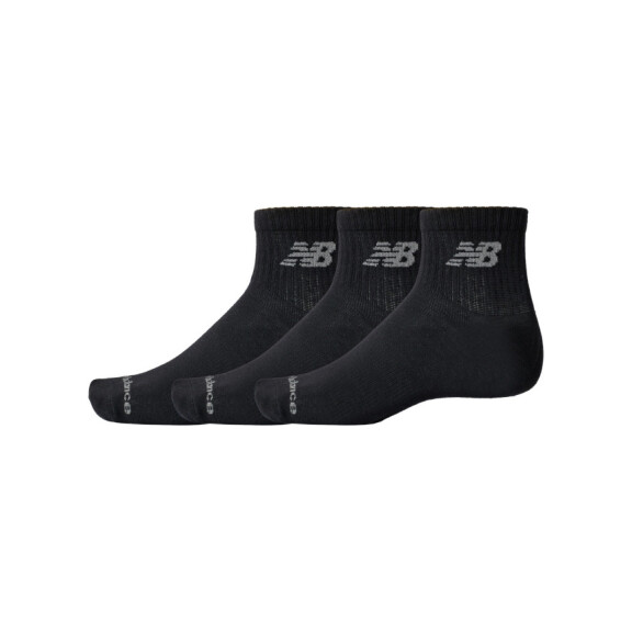 Skarpetki męskie New Balance PERFORMANCE BASIC ANKLE 3PACK LAS51413BK Czarne - Rozmiar L