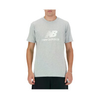 Koszulka męska New Balance S/S STACKED LO AG MT41502AG Szara - Rozmiar M