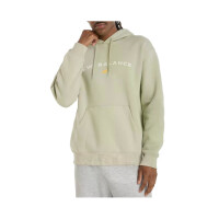 Bluza męska New Balance REIMAGINED FLEECE GRAPHIC HOOD MT51516OVN Zielona - Rozmiar L