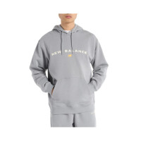 Bluza męska New Balance REIMAGINED FLEECE GRAPHIC HOOD MT51516YST Szara - Rozmiar XL