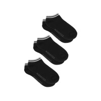 Skarpetki męskie Monotox NO-SHOW STRIPES 3 MX11007 Czarne - Rozmiar 43-46