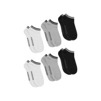 Skarpetki męskie Monotox NO-SHOW STRIPES 6 MX11008 Szare - Rozmiar 35-38