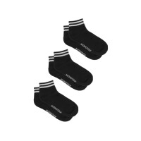 Skarpetki męskie Monotox ANKLE STRIPES 3 MX11011 Czarne - Rozmiar 43-46