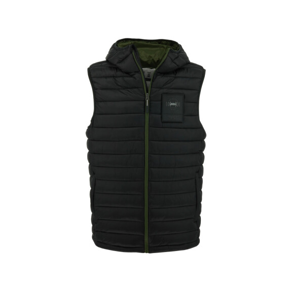 Kamizelka męska Monotox VEST INSULATOR BLACK / GREEN MX23083 Czarna - Rozmiar 2XL