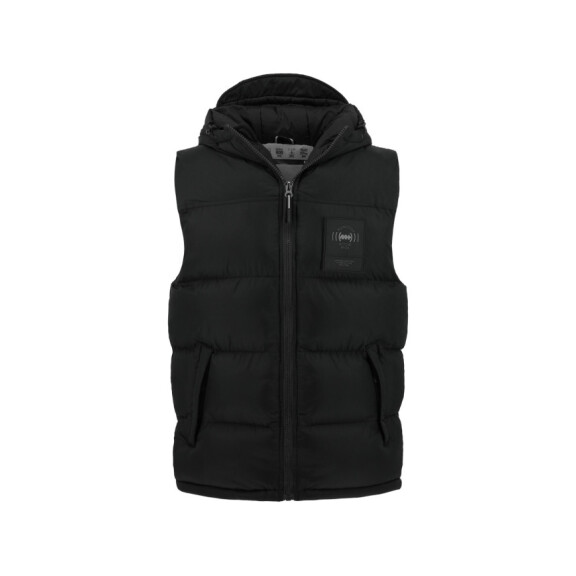 Kamizelka męska Monotox VEST PUFFER BLACK / BLACK MX23087 Czarna - Rozmiar S