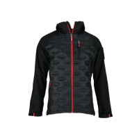Kurtka męska Monotox HYBRIDO BLACK / RED MX23100 Czerwona - Rozmiar XL