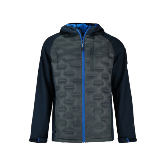 Kurtka męska Monotox HYBRIDO GRAPHITE BLACK / BLUE MX23102 Granatowa - Rozmiar M