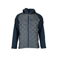 Kurtka męska Monotox HYBRIDO GRAPHITE BLACK / NAVY MX23104 Niebieska - Rozmiar 2XL