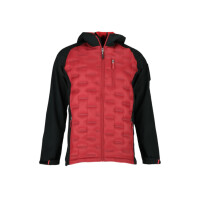 Kurtka męska Monotox HYBRIDO RED / BLACK / RED MX23105 Czerwona - Rozmiar L