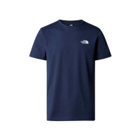 Koszulka męska The North Face M S/S SIMPLE DOME TEE NF0A87NG8K2 Niebieska - Rozmiar S