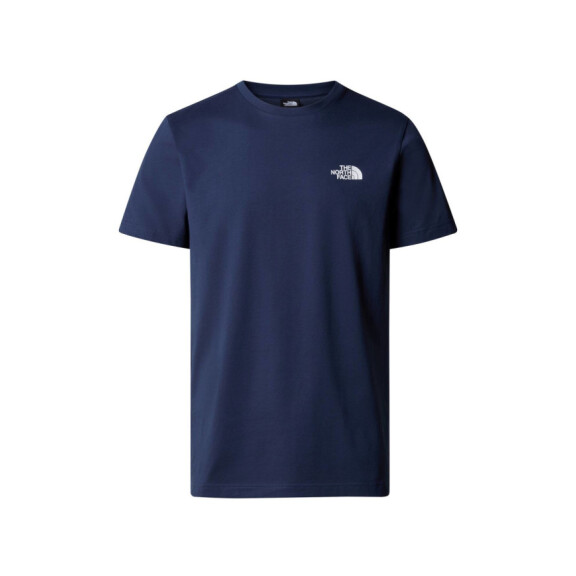 Koszulka męska The North Face M S/S SIMPLE DOME TEE NF0A87NG8K2 Niebieska - Rozmiar S