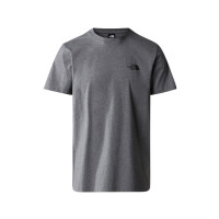 Koszulka męska The North Face M SS SIMPLE DOME TEE NF0A87NGDYY Szara - Rozmiar S