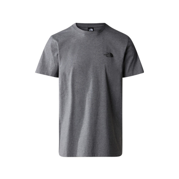Koszulka męska The North Face M SS SIMPLE DOME TEE NF0A87NGDYY Szara - Rozmiar S