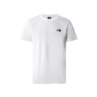 Koszulka męska The North Face M S/S SIMPLE DOME TEE NF0A87NGFN4 Biała - Rozmiar S