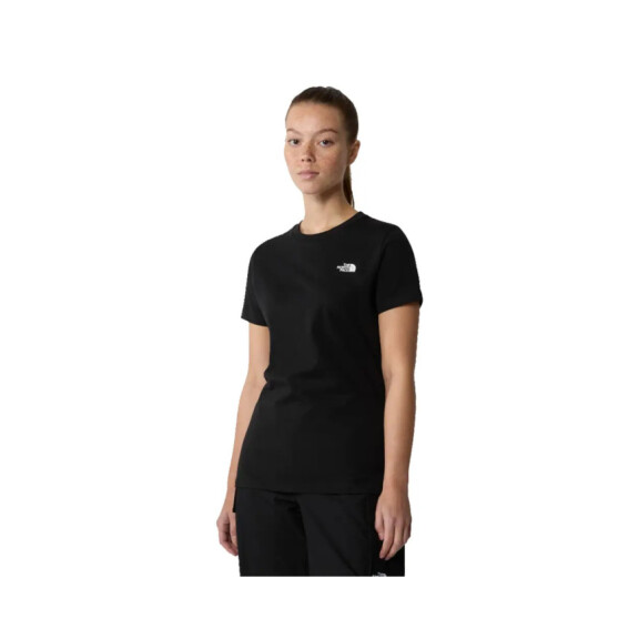 Koszulka damska The North Face W SS SD SLIM TEE NF0A87NHJK3 Czarna - Rozmiar M