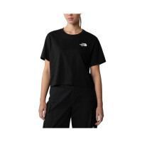 Koszulka damska The North Face W SIMPLE DOME CROPPED NF0A87U4JK3 Czarna - Rozmiar M
