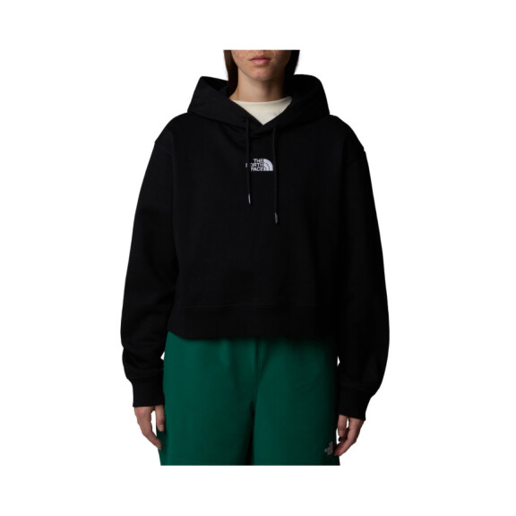 Bluza damska The North Face W ESSENTIAL CROP HOODIE NF0A89EXJK3 Czarna - Rozmiar XL