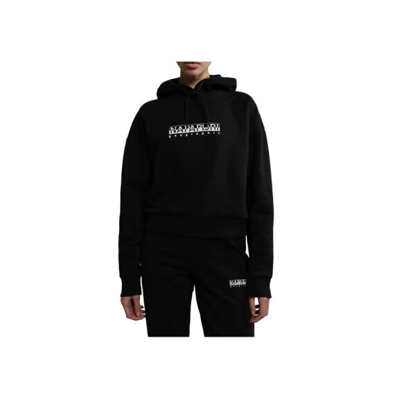 Bluza damska Napapijri B-BOX W H S NP0A4GXU041 Czarna - Rozmiar L