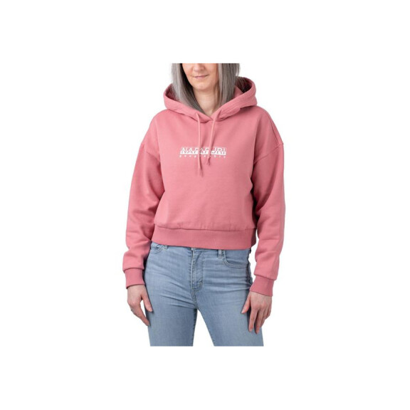 Bluza damska Napapijri B-BOX W H S NP0A4GXUPB1 Różowa - Rozmiar L