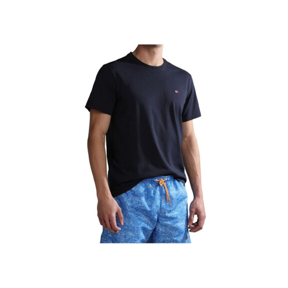 Koszulka męska Napapijri SALIS SS SUM BLUE MARINE NP0A4H8D176 Niebieska - Rozmiar L