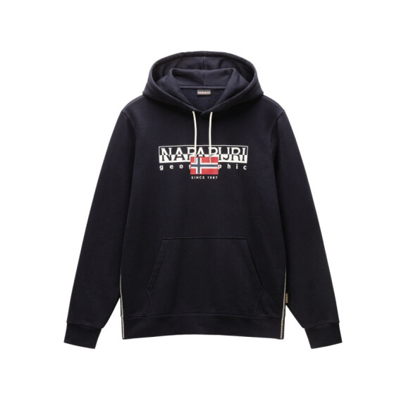 Bluza męska Napapijri B-AYLMER H WINT NP0A4I1D041 Czarna - Rozmiar L