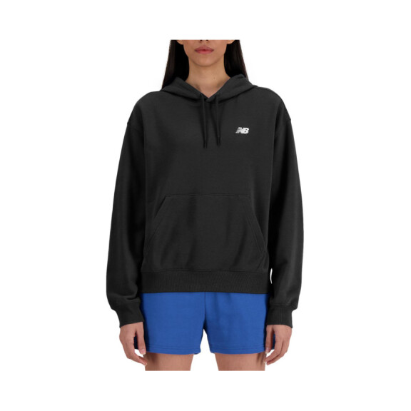 Bluza damska New Balance SPORT ESSENTIALS FRENCH TERRY WT41507BK Czarna - Rozmiar XL