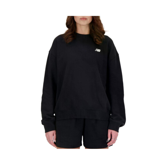 Bluza damska New Balance SPORT ESSENTIALS FRENCH TERRY WT41508BK Czarna - Rozmiar S