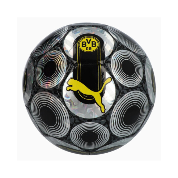 Piłka Puma BVB CULTURE+ BALL 08439302 Czarna - Rozmiar 5