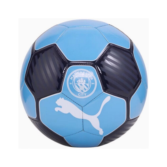 Piłka Puma MCFC ESS BALL 08441603 Niebieska - Rozmiar 5