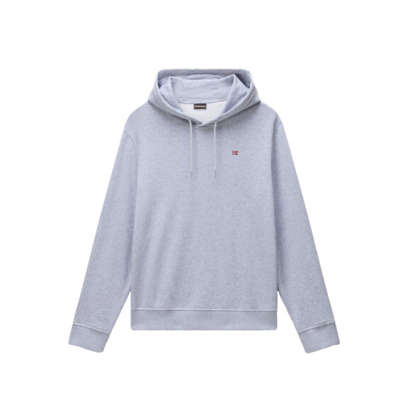 Bluza męska Napapijri BALIS H SUM LIGHT GREY MEL NP0A4H8A795 Szara - Rozmiar XL