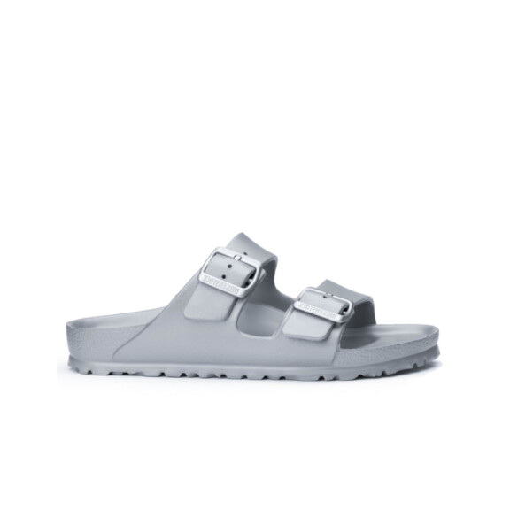 Klapki damskie Birkenstock ARIZONA EVA NARROW 1003491 Srebrne - Rozmiar 37