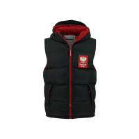 Kamizelka męska Monotox VEST PUFFER BLACK / RED MX23088 Czarna - Rozmiar L