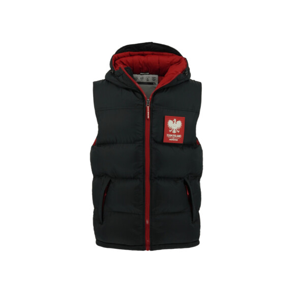 Kamizelka męska Monotox VEST PUFFER BLACK / RED MX23088 Czarna - Rozmiar L