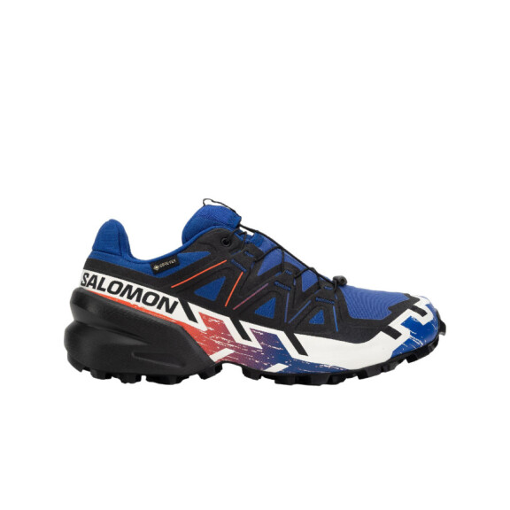 Buty męskie Salomon SPEEDCROSS 6 GTX EQUIPE L47982800 Niebieskie - Rozmiar 42