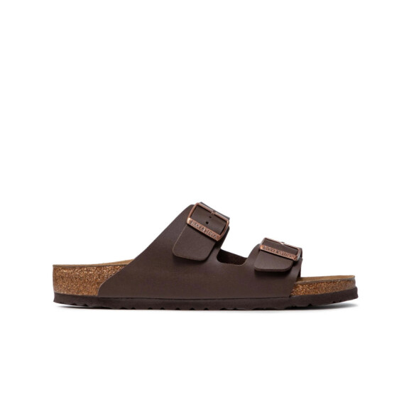 Klapki męskie Birkenstock ARIZONA BF REGULAR 0051701 Brązowe - Rozmiar 39
