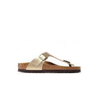 Klapki damskie Birkenstock GIZEH BF NARROW 1016109 Złote - Rozmiar 41