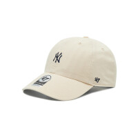 Czapka 47 Brand MLB NEW YORK YANKEES BASE RUNNER CLEAN UP B-BSRNR17GWS-NT Beżowa - Rozmiar OSFA