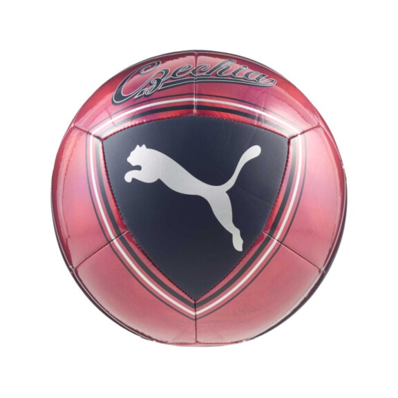 Piłka Puma FACR CULTURE BALL 08500301 Czerwona - Rozmiar 5